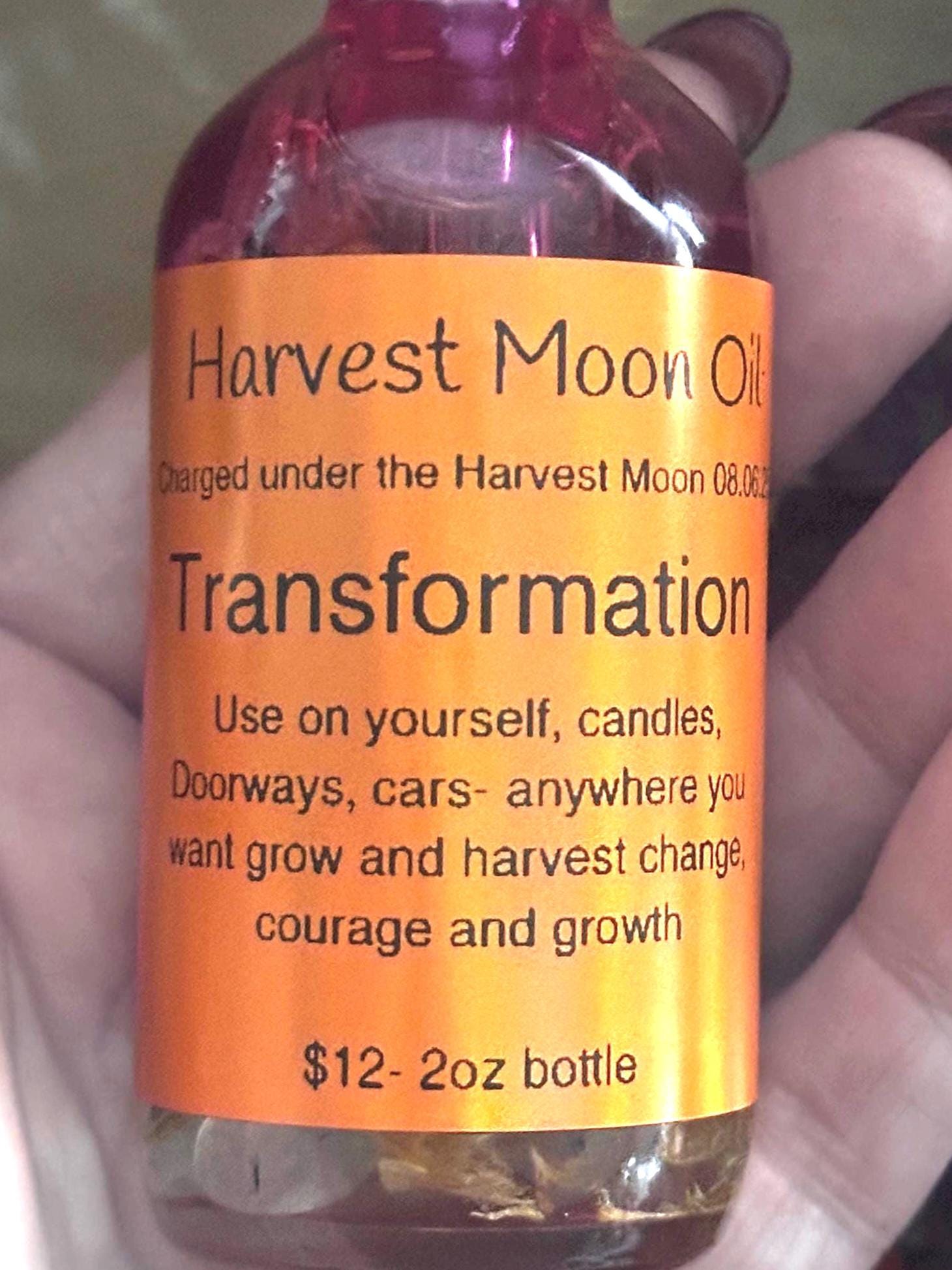 Transformation Intention Oil - Harvest Moon Charged