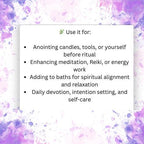 Black Moon Charged Protection or Abundance Oil
