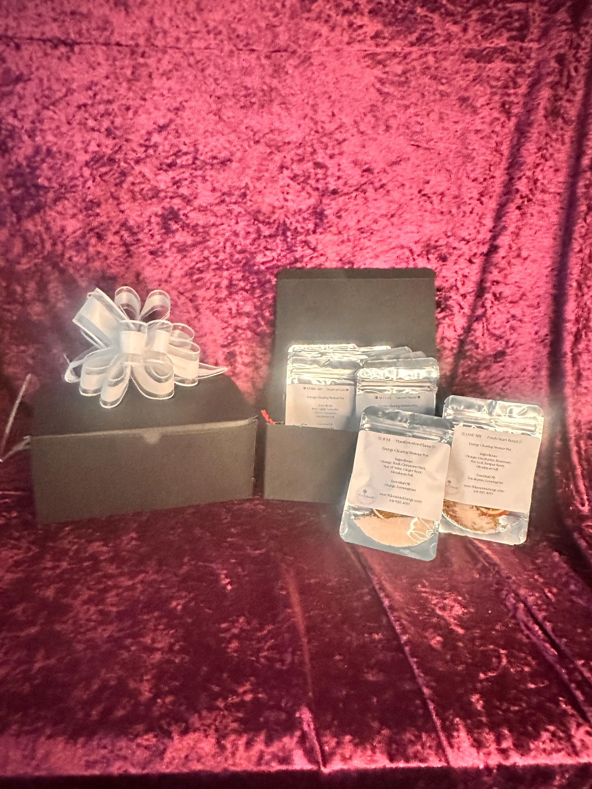 12-Month Energy Clearing Simmer Pot Collection | Luxury Ritual Box or Quick & Easy Box