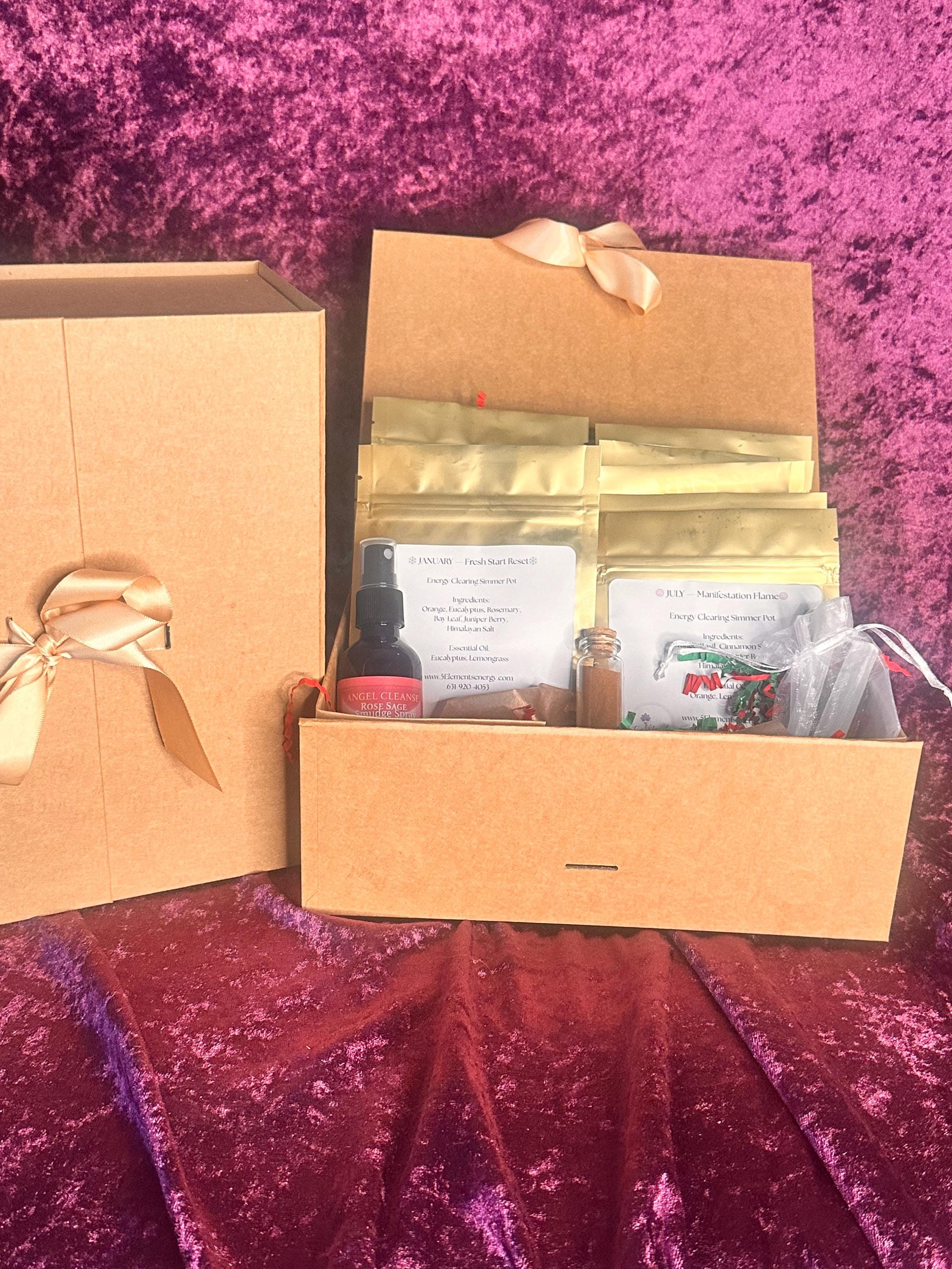 12-Month Energy Clearing Simmer Pot Collection | Luxury Ritual Box or Quick & Easy Box
