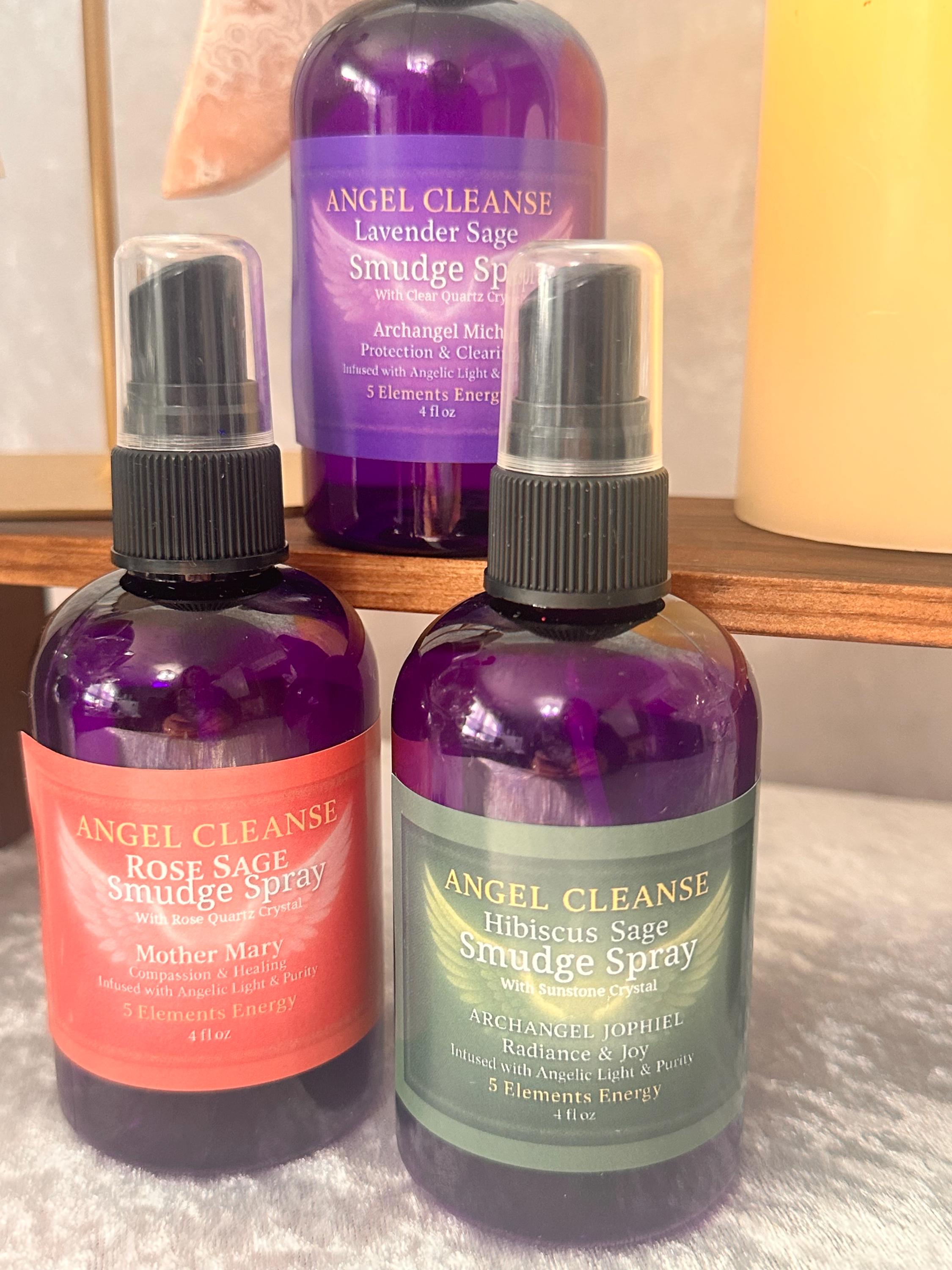 Sage Smudge Spray Reiki Master charged and sealed smokeless entertainment cleansing