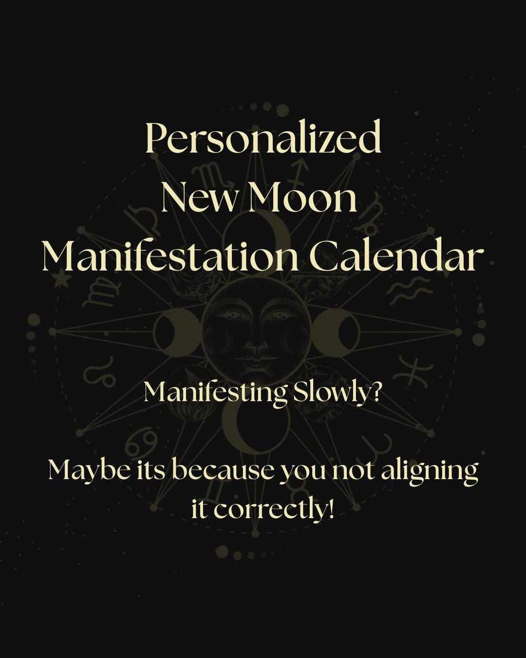 New Moon Manifestation Guide 12 Month Natal Chart