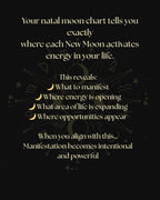 New Moon Manifestation Guide 12 Month Natal Chart