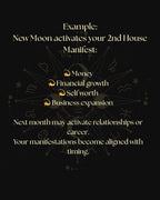 New Moon Manifestation Guide 12 Month Natal Chart