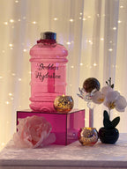 Pink Goddess Hydration Water Bottle | 2.2L Large Gym Bottle, BPA-Free, Carry Handle