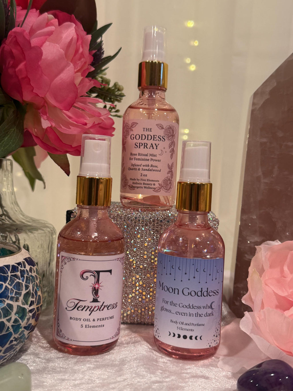 Aromatherapy Goddess Daily Ritual Mists: self love Energy Sprays