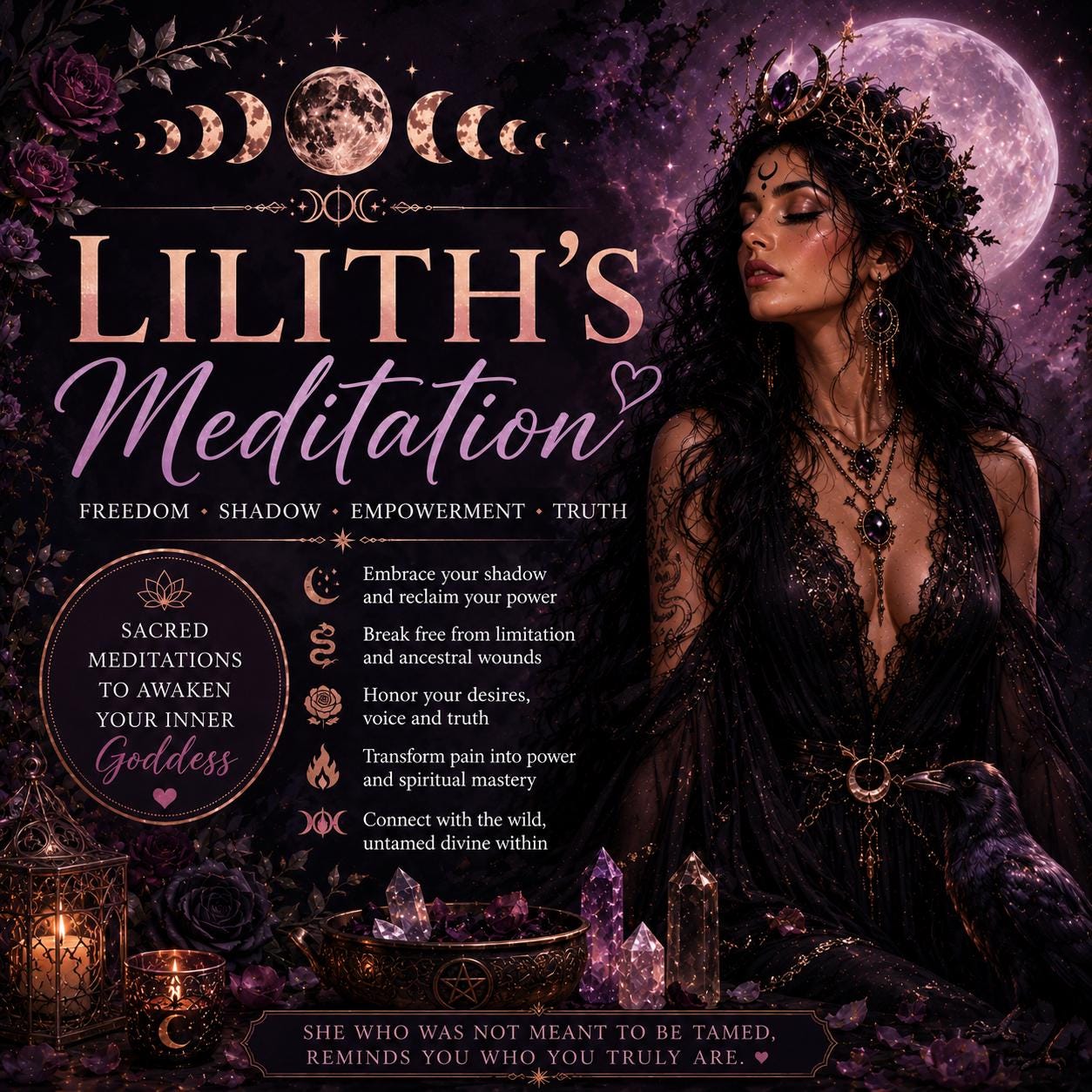 Goddess Guided (Five) Meditations for Healing, Empowerment & Divine Connection